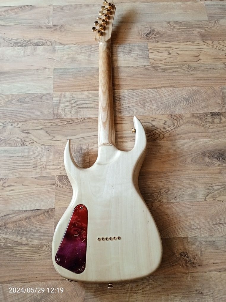 Gitara lutnicza, przetwornik zebra , klucze grover