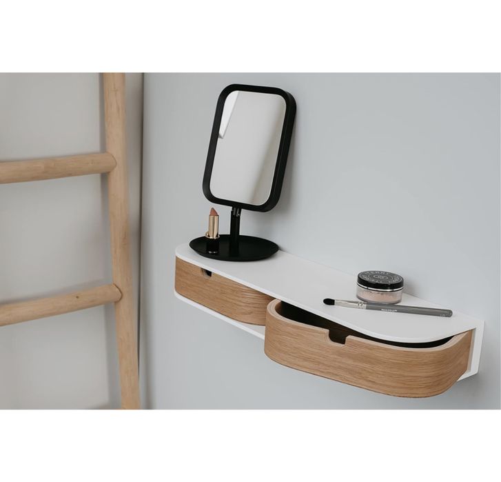 Nowa VALIAI drewniana półka, szuflada wisząca,ścienna,salon,sypialnia