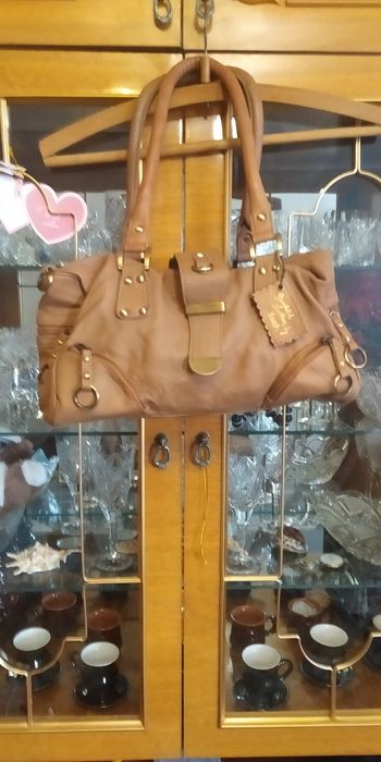 Сумка кожаная, женская