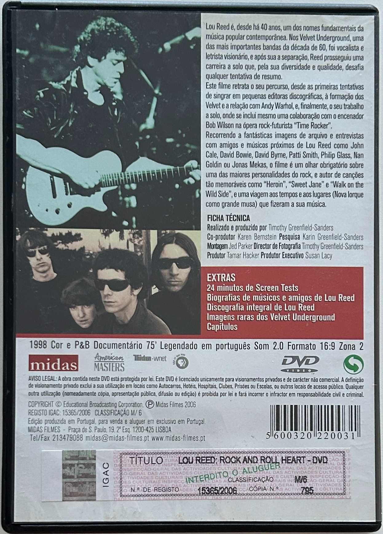 Lou Reed - Rock and Roll Heart - Film - DVD