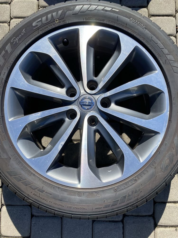 Alufelgi 5x114,3 18 cali Qashqai X-trail Murano Juke zima 215/55/18