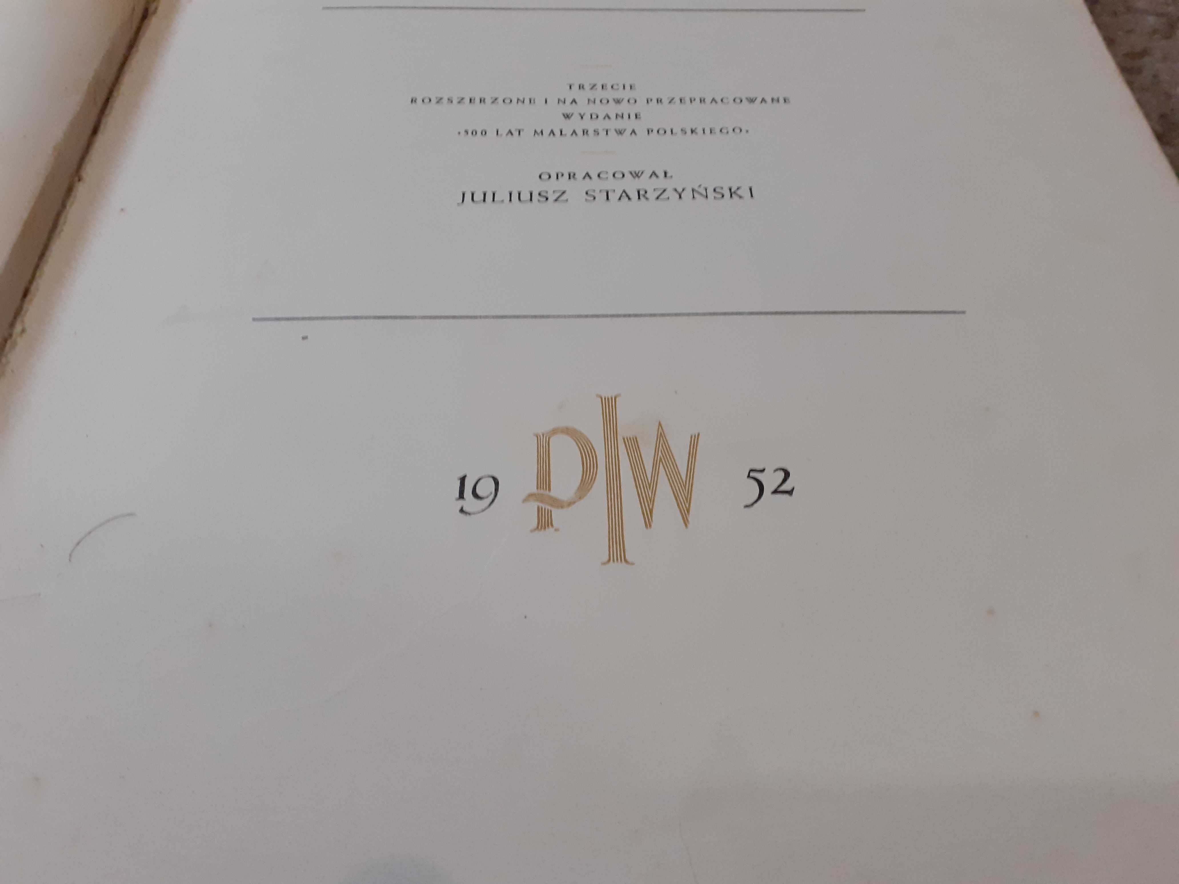 Pięć wieków malarstwa polskiego - Juliusz Starzyński (1952)