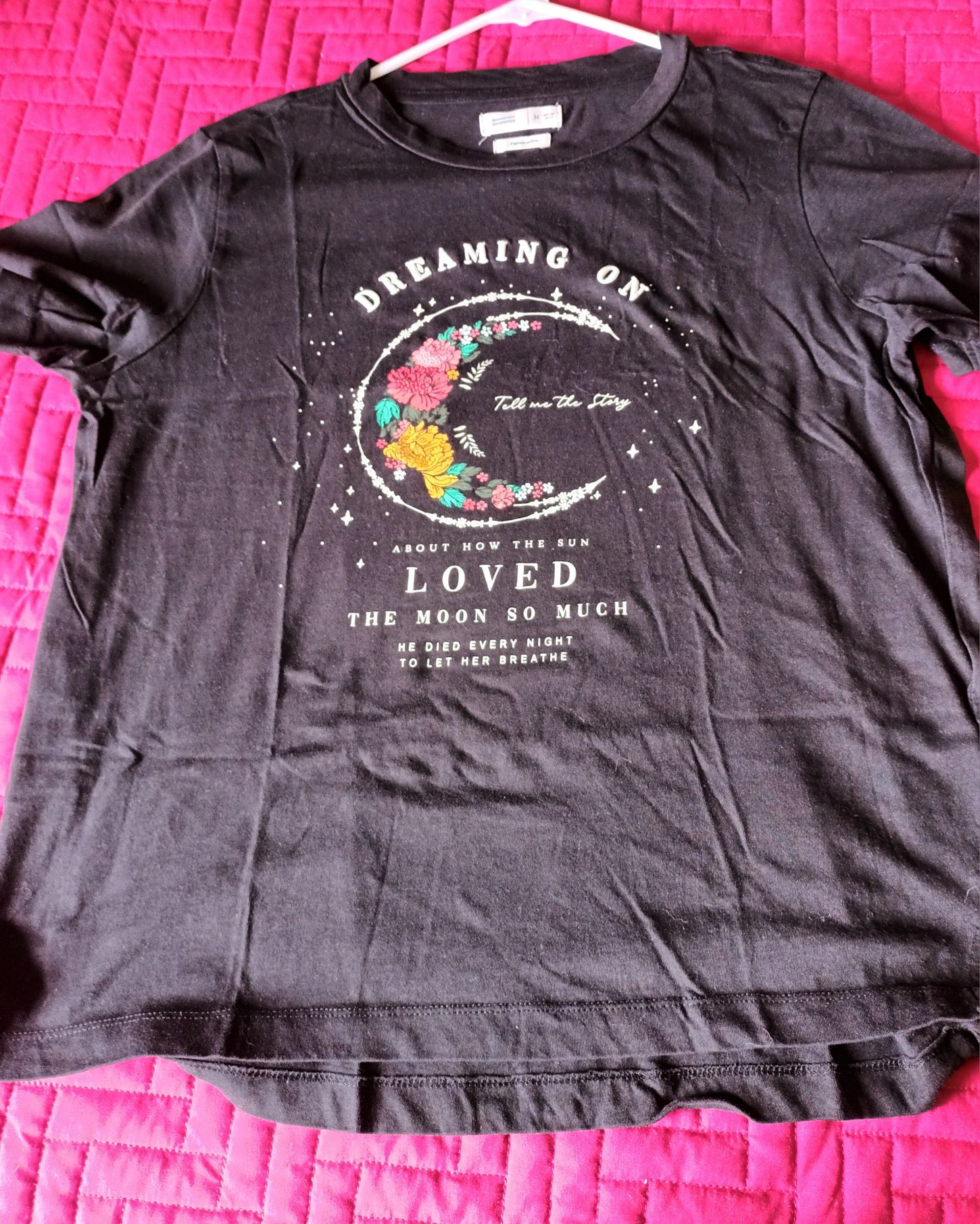 T-shirt preta - Springfield