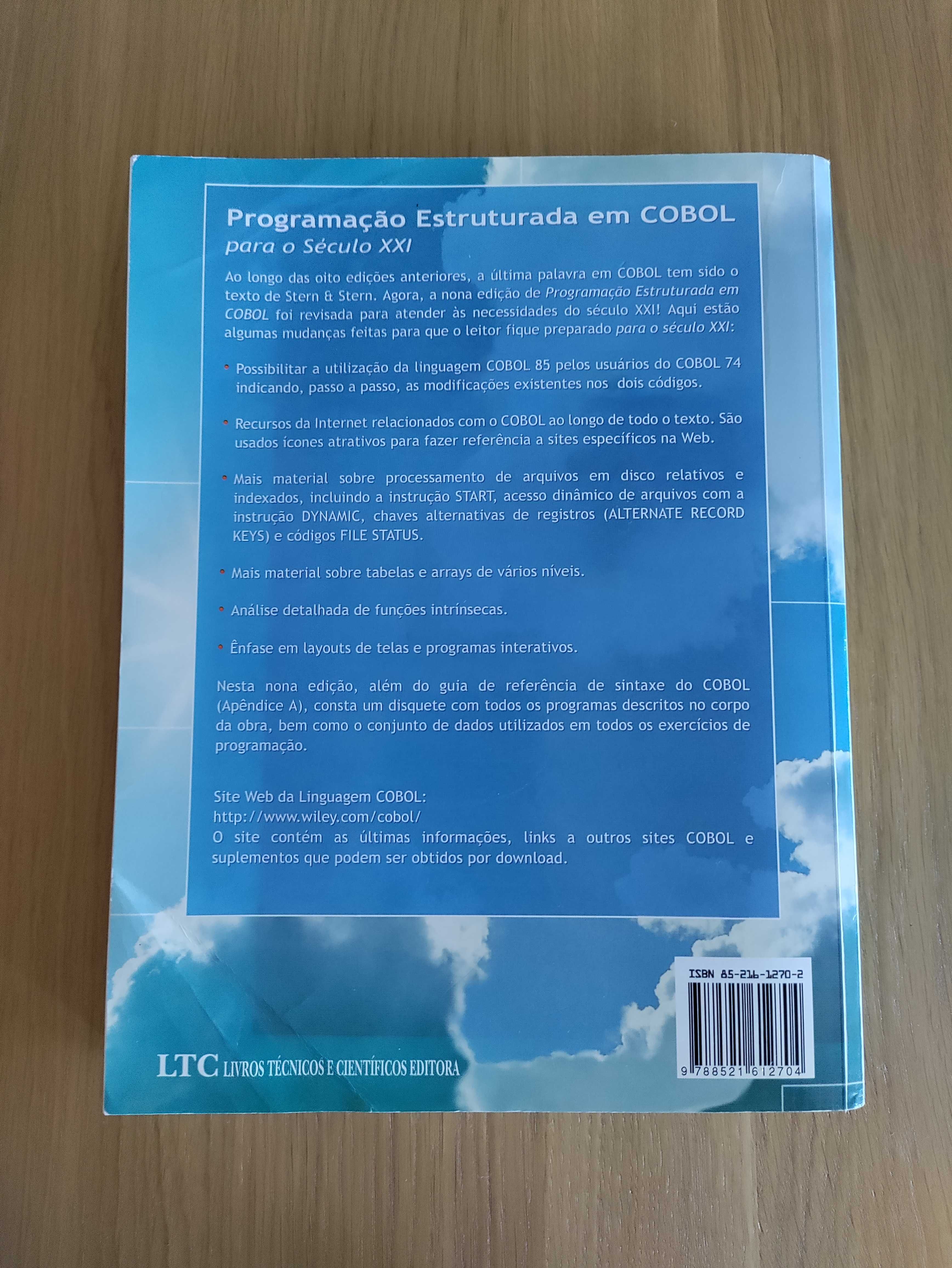 Livro "Programação Estruturada em COBOL" - Stern and Stern