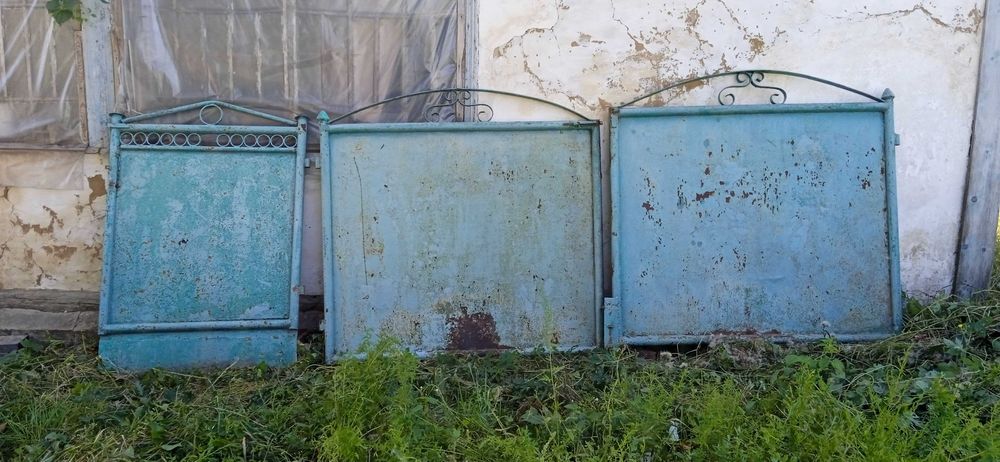 Ворота цельнометаллические для частного сектора.