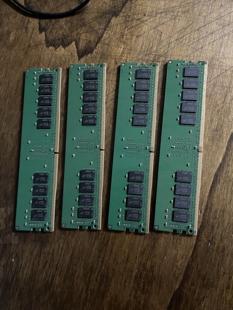Memórias ECC 64GB DDR4 2666Mhz (4x16Gb]