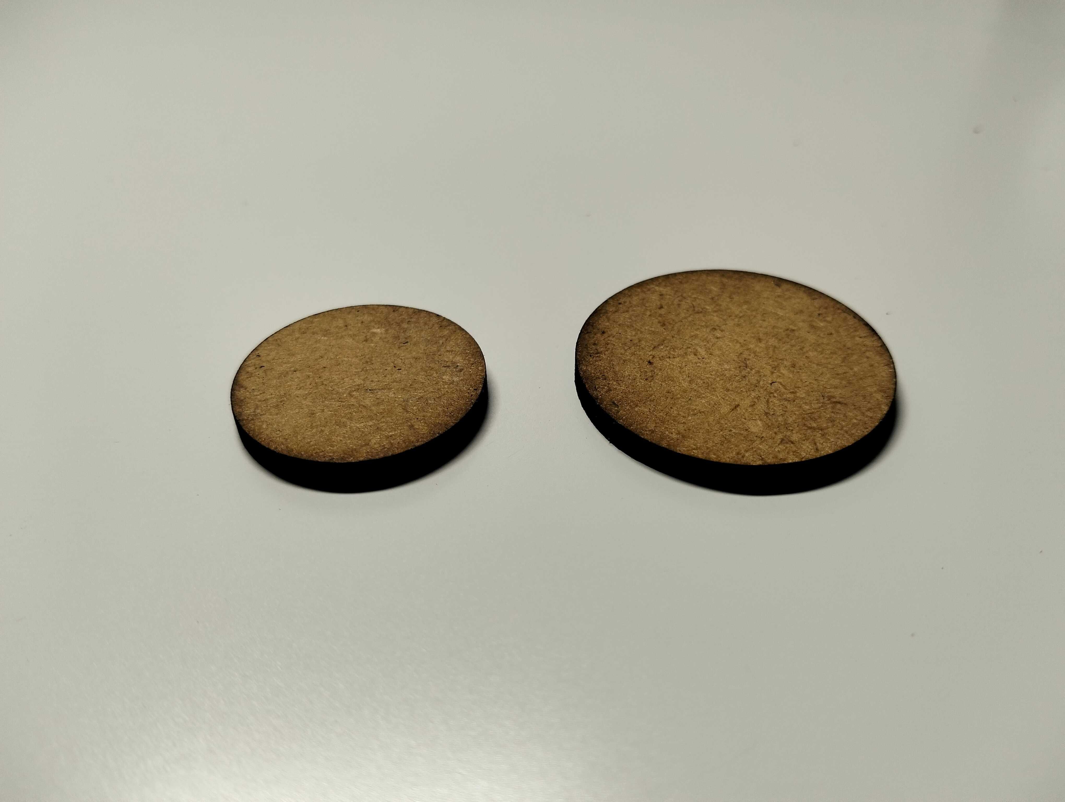 Okrągłe podstawki bases HDF MDF 25 mm 32 mm warhammer 40szt