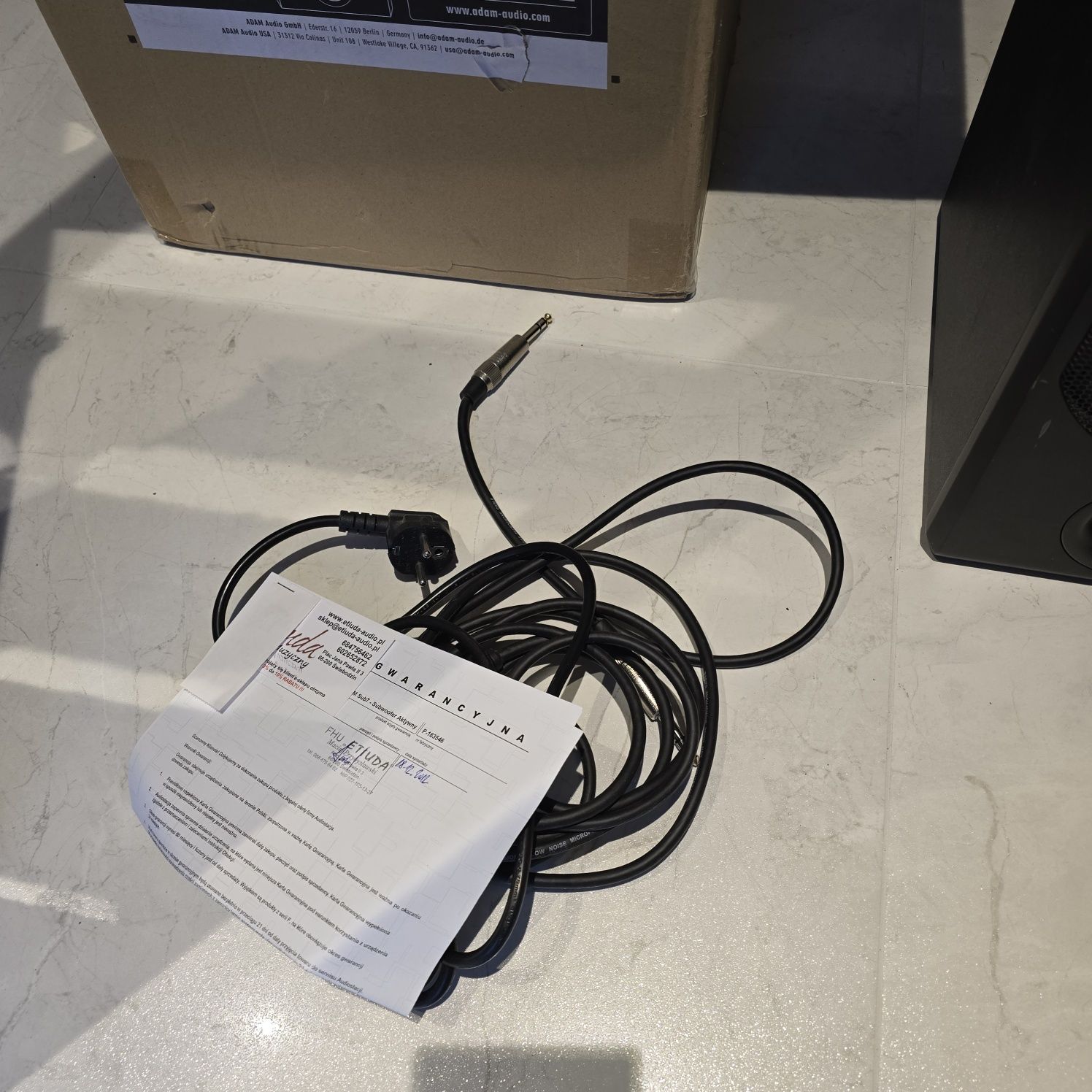 Monitory Adam A7X, SUB7, presonus monitor, stojaki