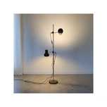 Brązowa szwedzka lampa podłogowa vintage 1960 stojąca
