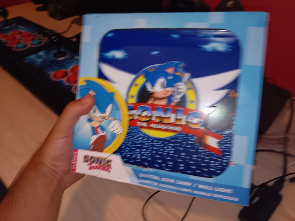 Sonic candeeiro 3d