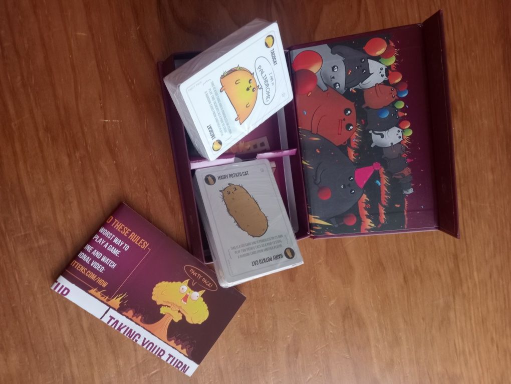 Jogo cartas Exploding kittens