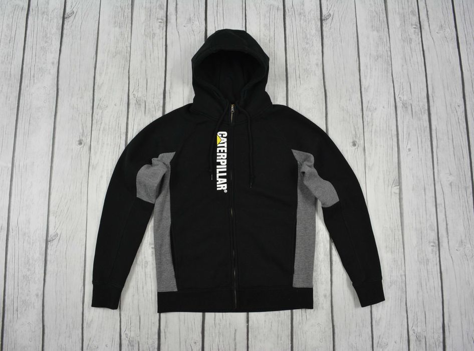 Caterpillar CAT WorkWear Zipper Hoodie Solidna Męska Bluza Rozmiar S