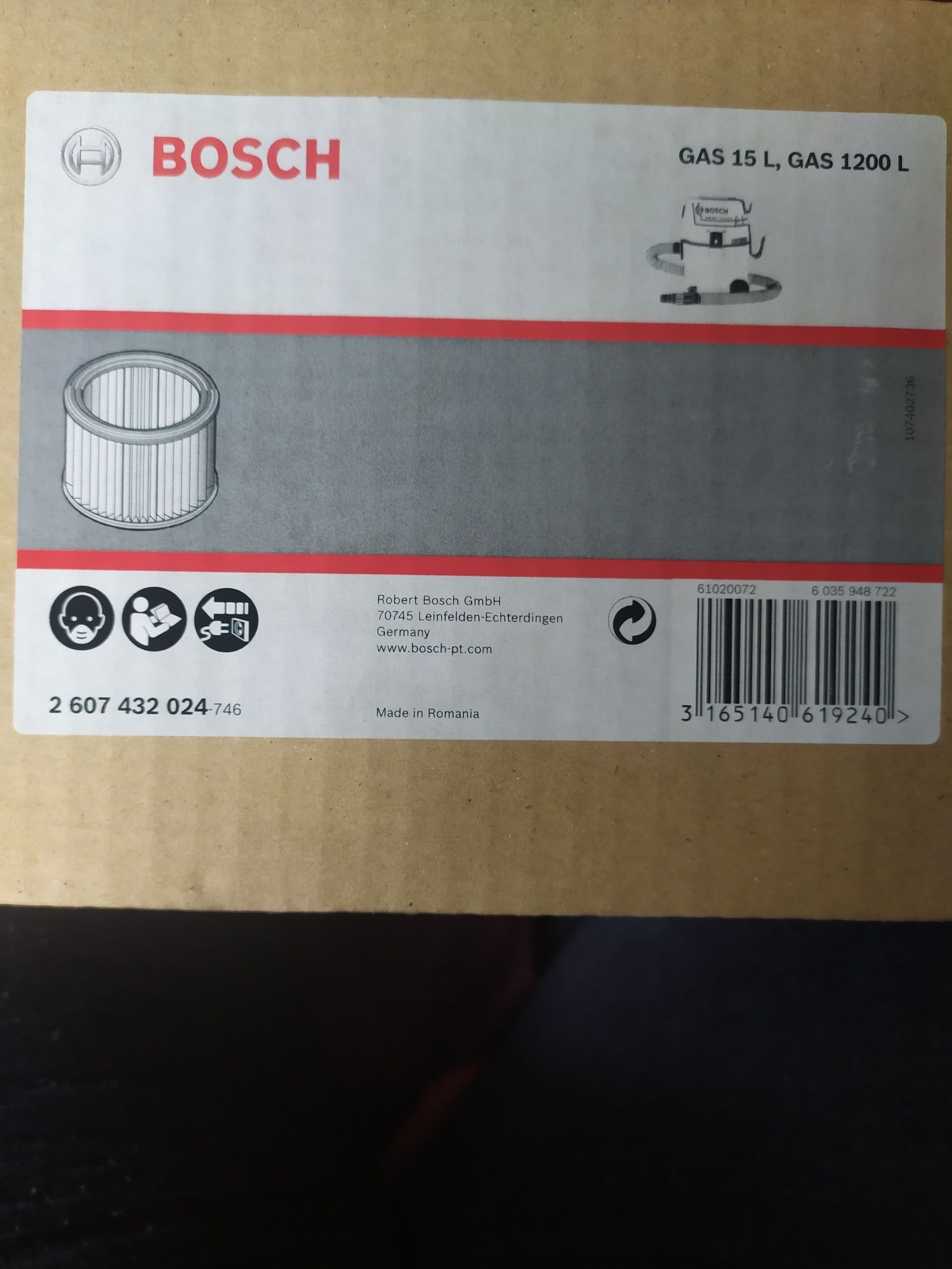 Фільтр Bosch для GAS 15