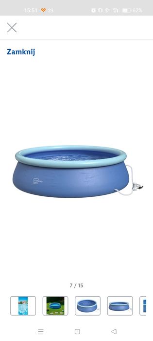 Basen rozporowy Livarno używany