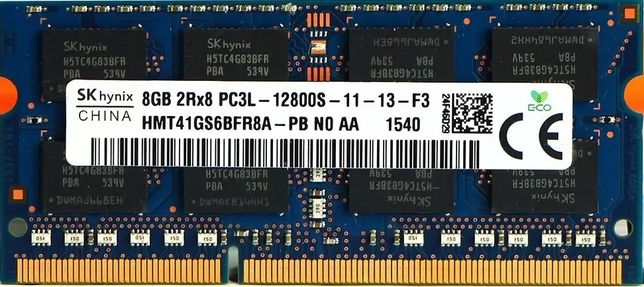 Память Hynix 16GB(2х8gb) DDR3L 1600MHz, есть количество