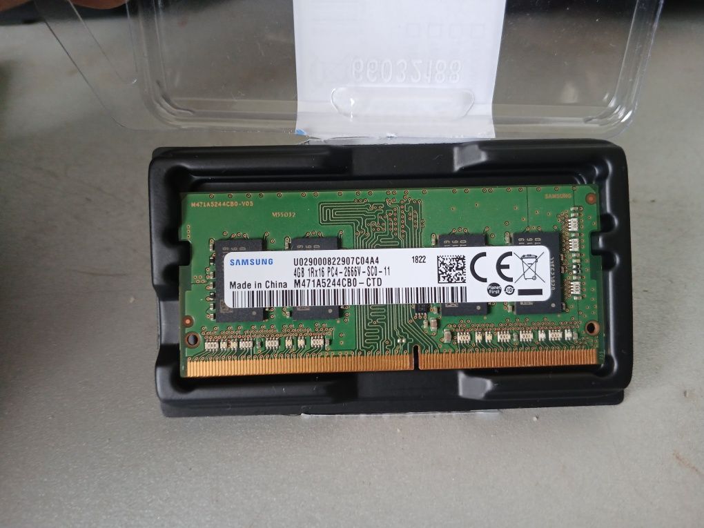 Память DDR4 4GB 2666MHz SO-DIMM - 2 штуки