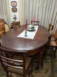 Mesa de Jantar Oval com 6 Cadeiras - ESTADO IMPECÁVEL!!!