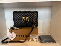 torebka pinko Love Mini Lady Puff klamra serduszko