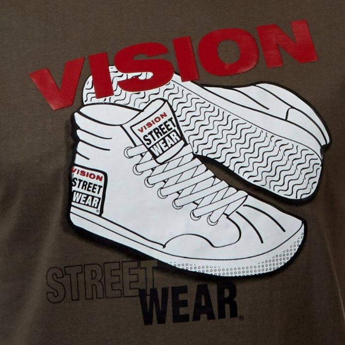 Оригинал футболка мужская хаки vision street wear размеры м, l