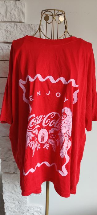 Koszulka t-shirt świąteczna Coca-Cola z bawełny