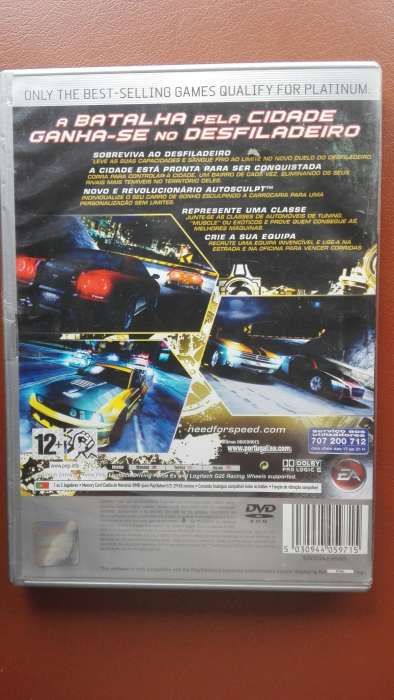 Caixa Need For Speed Carbon Ps2
