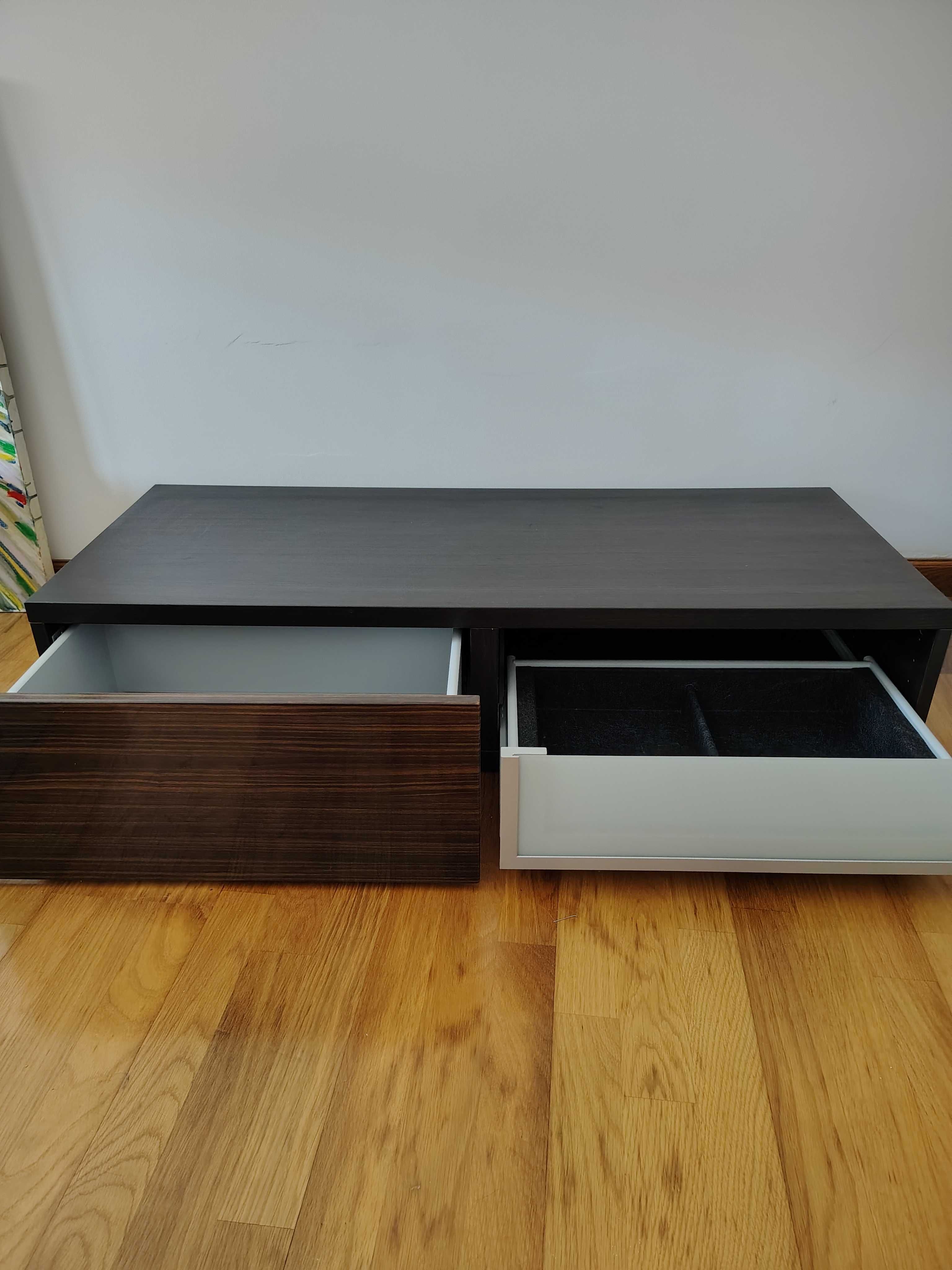 Móvel de Gavetas IKEA (BESTA preto-castanho)