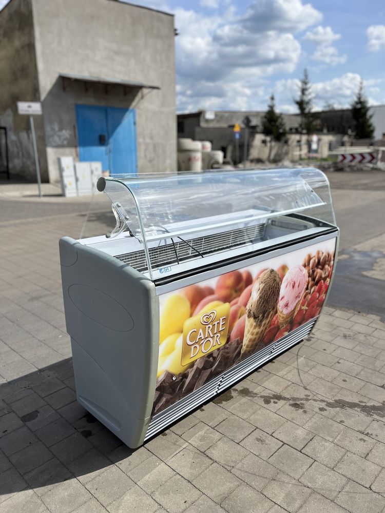 Witryna na lody | zamrażarka na lody gałkowe - 9 smaków