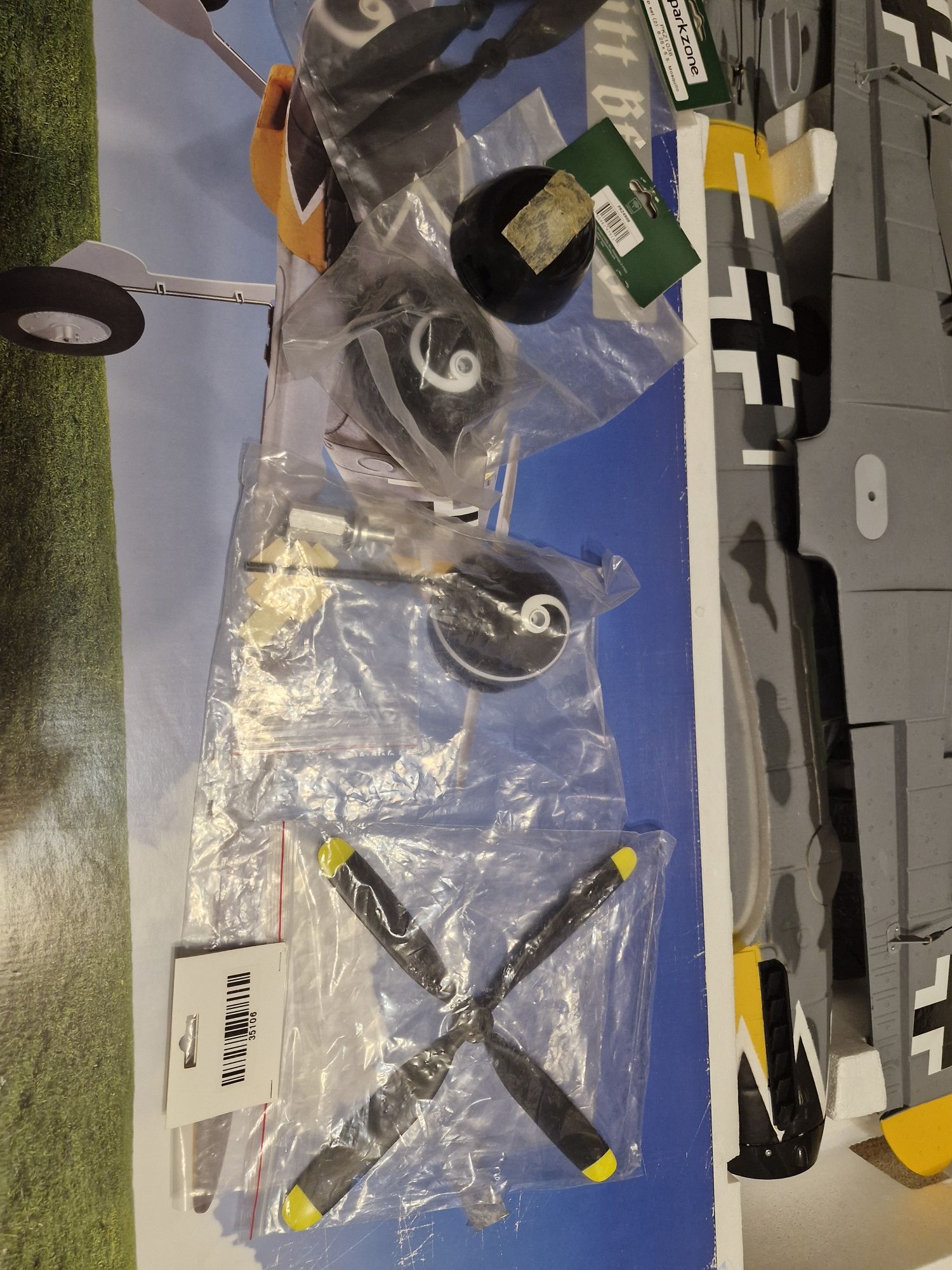 Nowy w oryginalnym pudełku Model Parkzone Messerschmitt BF-109G BNF +