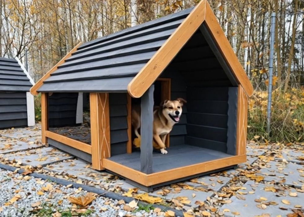 Buda dla psa z tarasem i oknem 180kg wysyłka cała PL