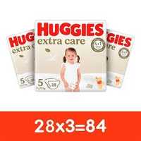 Подгузники  Huggies Extra Care 5 (11-25кг) 84шт