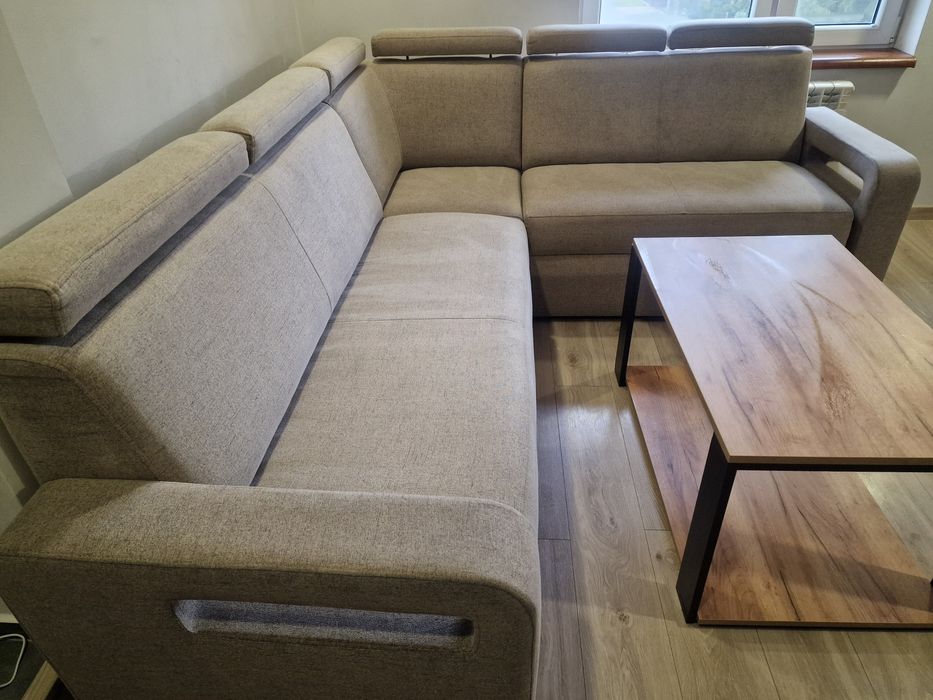 Narożnik kanapa sofa z funkcja spania