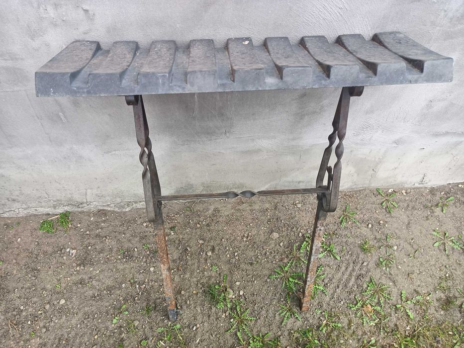 Ławka cmentarna nie składana