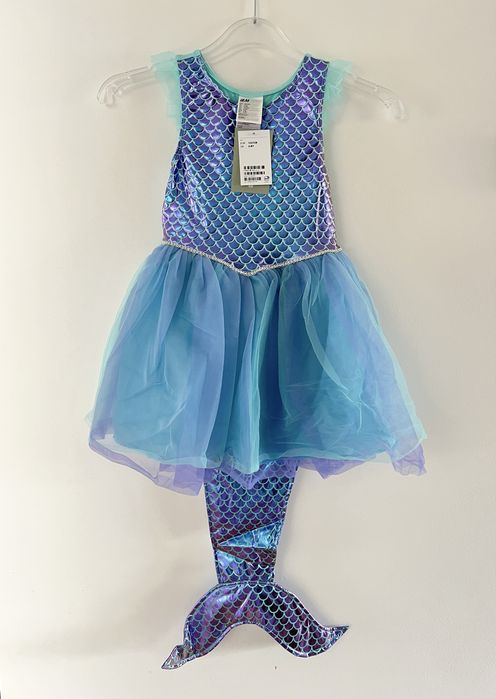 Sukienka Syrena bal przebierańców r. 122/128 H&M