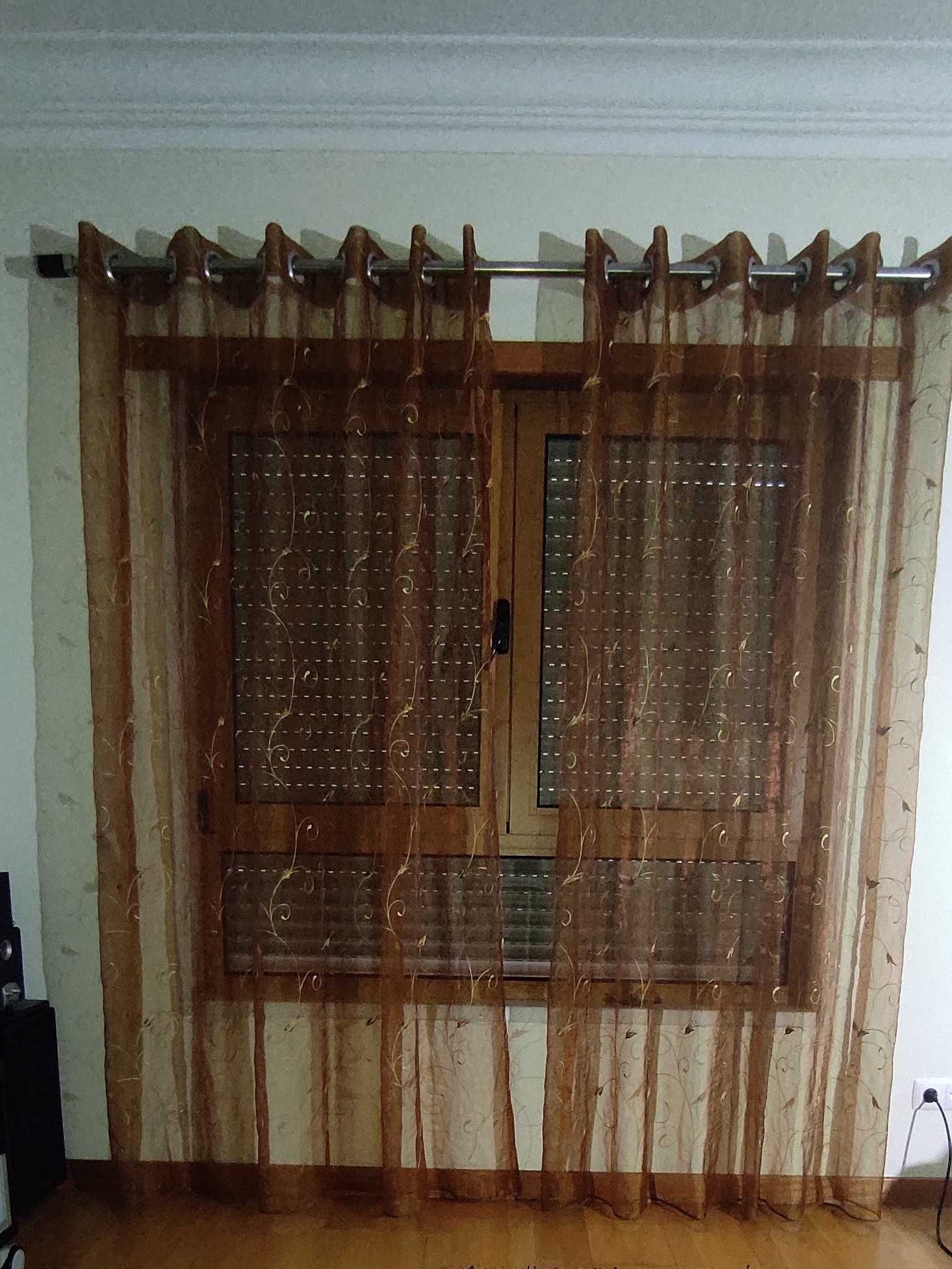 Cortinados em organza