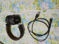 Auscultadores Bluetooth Marshall Major IV - Castanho