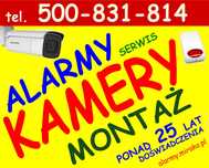 Kamery, alarmy, monitoring, wideodomofony, sieci IT - montaż, serwis