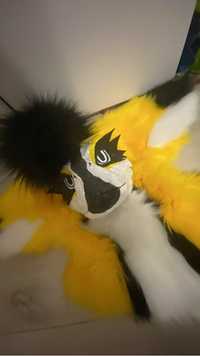 Dino maska Furry Fursuit