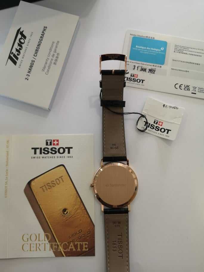 Relógio Tissot modelo Goldrun 18k como novo