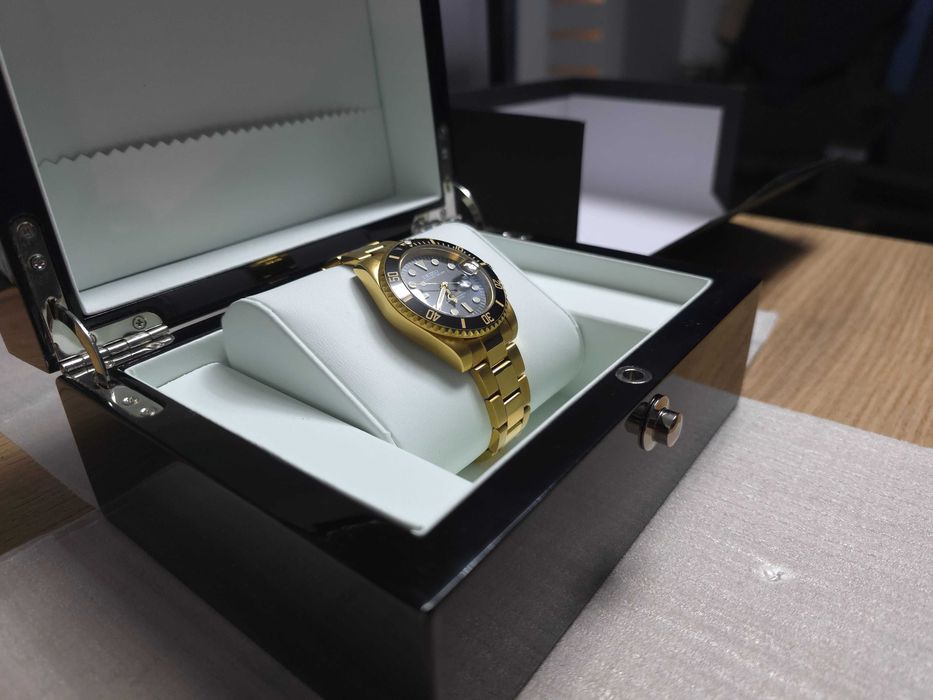 Zegarek Seiko Gmod Gold Marinner, NH34 GMT, stal 904l