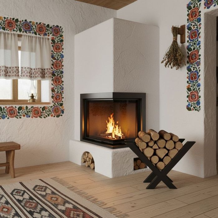 Дровница для дров. Порошковая покраска