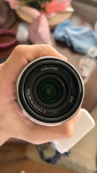 Sony NEX 5R + obiektyw Sony 18-55 + dużo akcesoriów