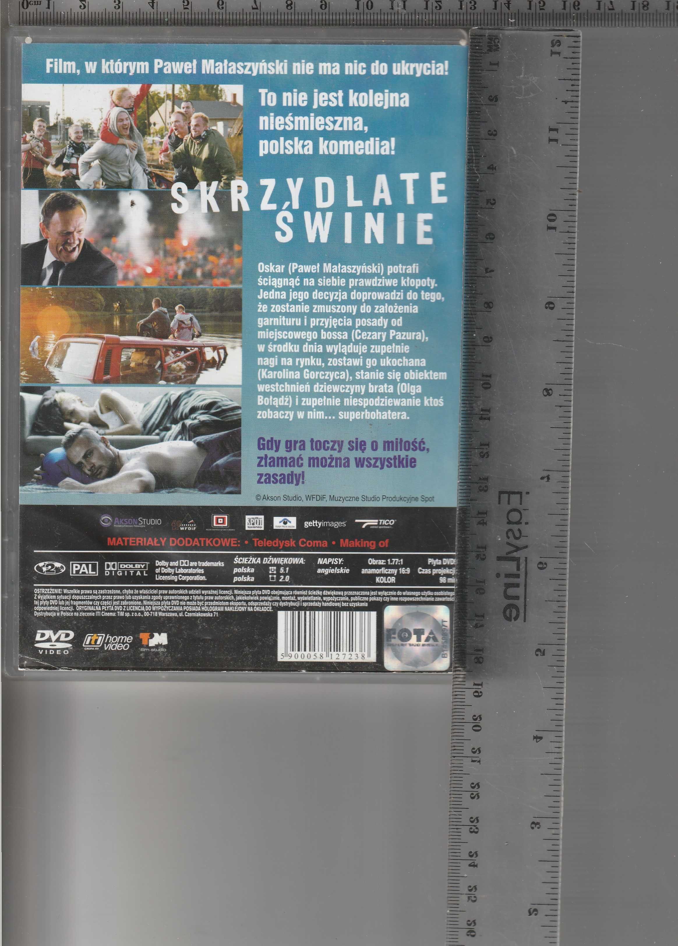 Skrzydlate świnie Małaszyński Bołądź DVD