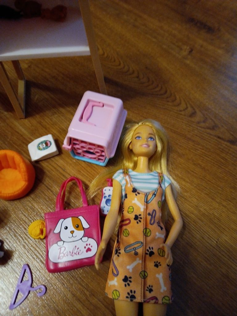 Zestaw Barbie weterynarz weterynaria
