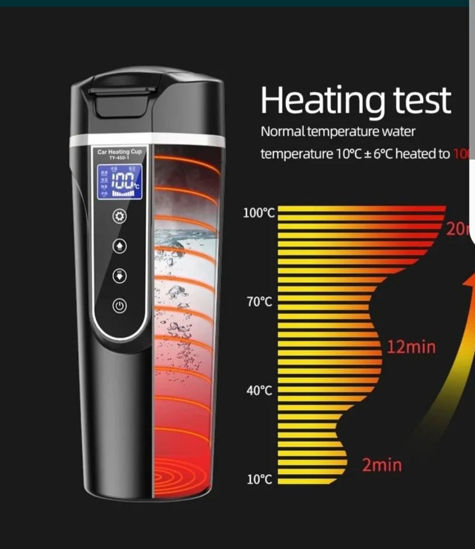 Автомобильный чайник,термос,кружка 12/24 вольт от прикуривателя.