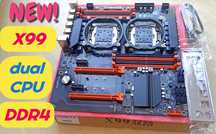 ТОП! Материнская плата X99 Dual CPU V3/V4 DDR4 новая