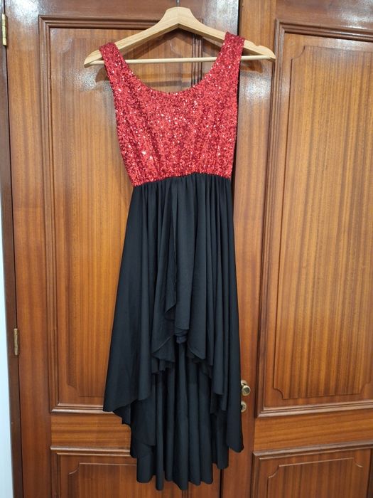 Vestido Festa com lantejolas