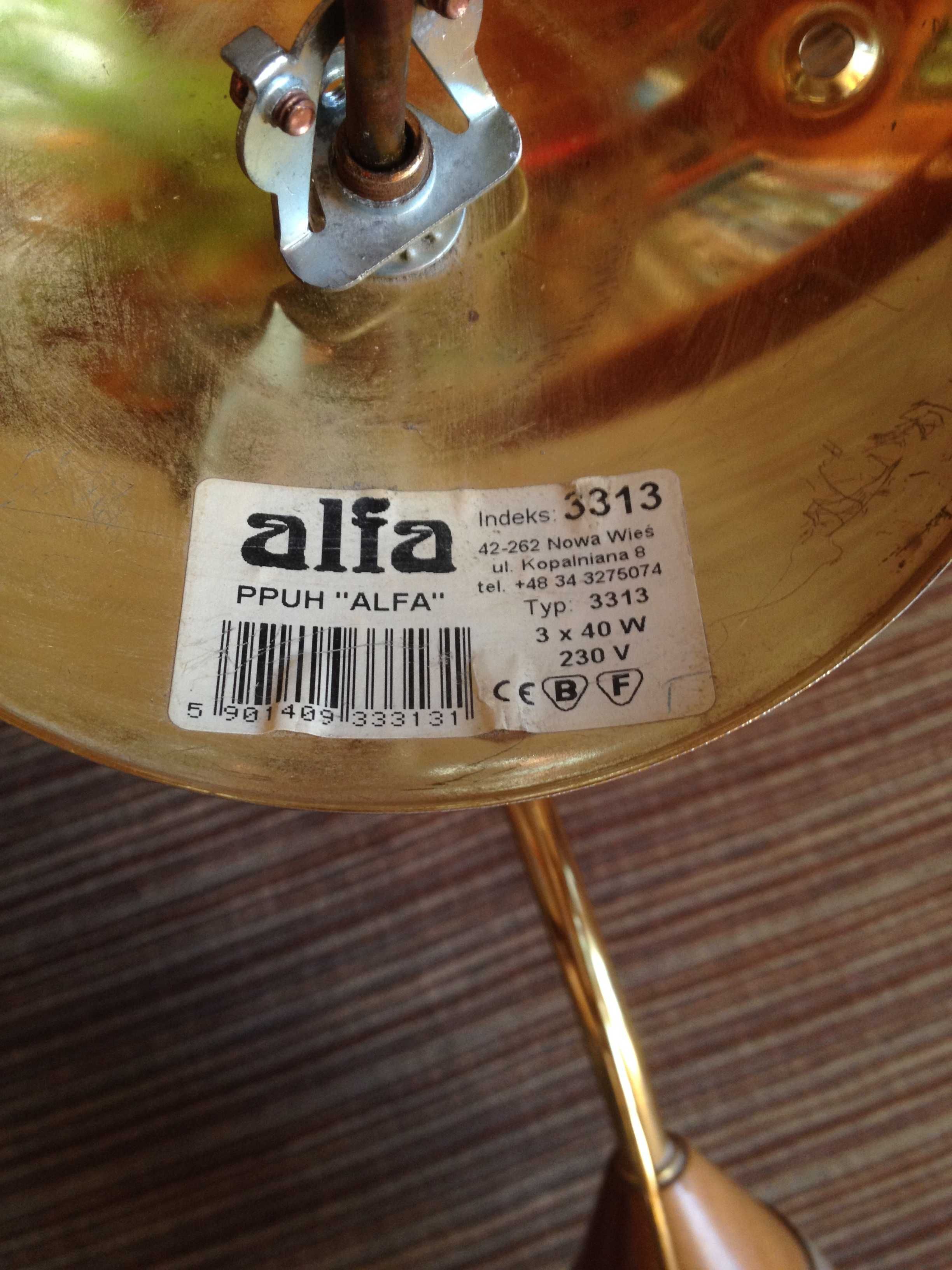 Lampa żyrandol kolekcjonerski Cypelek/ Alfa 3313