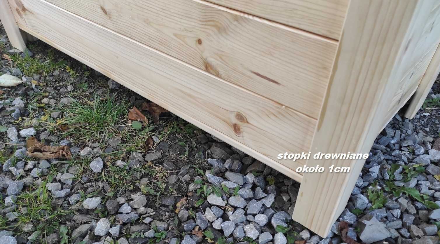 Skrzynia Kufer drewniany KOLOR 100x40x50- pokój sypialnia taras balkon