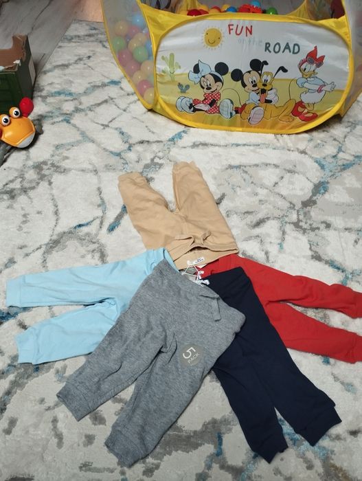 Paka ciuszków dla chłopca rozmiar 74