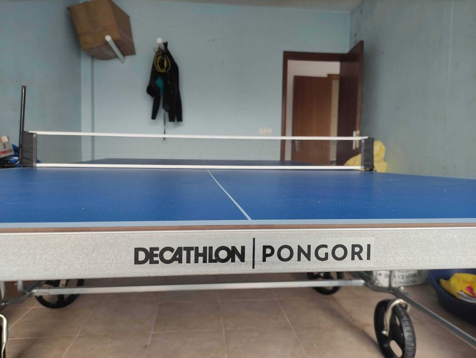 Mesa Ping Pong Pongori Decatlhon PPT 500 Exterior Azul